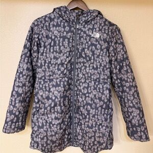 The North Face Gray and White Patterned Jacket